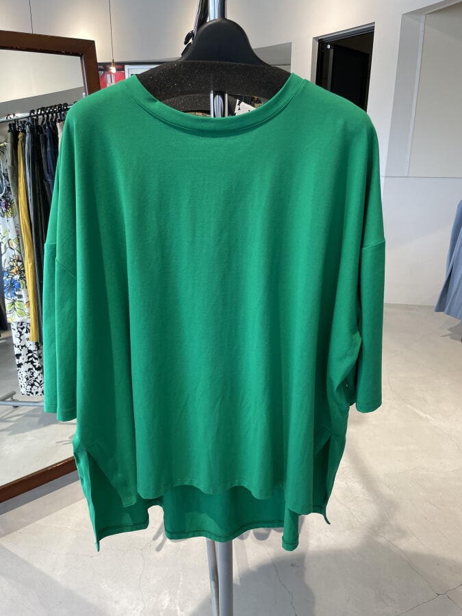 Le MARAIS 　C95/E5 　Tシャツ　グリーン　Fサイズ　￥12100→（20％OFF)￥9680